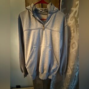 Carhartt Gray Zip-Up Men's Sweater